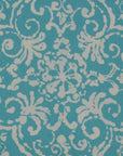 Outdoor Print Affair Pillow - Turquoise - LOOMLAN - D.V. Kap - Outdoor Pillows