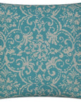 Outdoor Print Affair Pillow - Turquoise - LOOMLAN - D.V. Kap - Outdoor Pillows