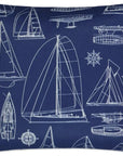 Outdoor Sailing Pillow - Navy - LOOMLAN - D.V. Kap - Outdoor Pillows