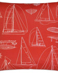 Outdoor Sailing Pillow - Red - LOOMLAN - D.V. Kap - Outdoor Pillows