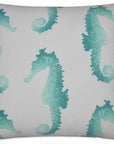 Outdoor Seahorse Pillow - Turquoise - LOOMLAN - D.V. Kap - Outdoor Pillows