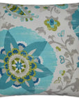 Outdoor Silsila Pillow - Turquoise - LOOMLAN - D.V. Kap - Outdoor Pillows
