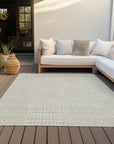 LOOMLAN Rugs Owen Beige Washable Indoor-Outdoor Rug