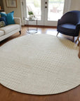 LOOMLAN Rugs Owen Beige Washable Indoor-Outdoor Rug