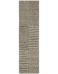LOOMLAN Rugs Owen Brown Washable Indoor-Outdoor Rug