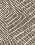 LOOMLAN Rugs Owen Brown Washable Indoor-Outdoor Rug