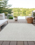 LOOMLAN Rugs Owen Ivory Washable Indoor-Outdoor Rug