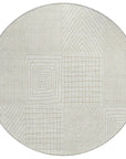 LOOMLAN Rugs Owen Ivory Washable Indoor-Outdoor Rug
