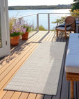 LOOMLAN Rugs Owen Ivory Washable Indoor-Outdoor Rug