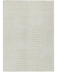 LOOMLAN Rugs Owen Ivory Washable Indoor-Outdoor Rug