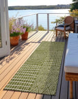 LOOMLAN Rugs Owen Olive Washable Indoor-Outdoor Rug