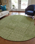 LOOMLAN Rugs Owen Olive Washable Indoor-Outdoor Rug