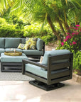 Palm Beach Poly Outdoor Swivel Rocker Chair Sunbrella - LOOMLAN - Breezesta - Outdoor Lounge Chairs