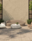 Moe's Home Palma Teak Weather-Resistant Outdoor Lounge Chair