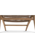 Moe's Home Palma Teak Weather-Resistant Outdoor Lounge Chair