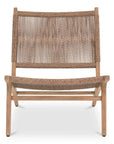Moe's Home Palma Teak Weather-Resistant Outdoor Lounge Chair