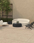 Moe's Home Palma Teak Weather-Resistant Outdoor Lounge Chair