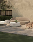 Moe's Home Palma Teak Weather-Resistant Outdoor Lounge Chair