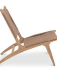 Moe's Home Palma Teak Weather-Resistant Outdoor Lounge Chair