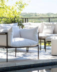 Seasonal Living Patinero Aluminum Charcoal Satin Patio Lounge Chair