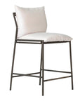 Patinero Charcoal Finish Patio Counter Chair - LOOMLAN - Seasonal Living - Outdoor Counter Stools