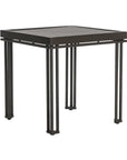 Seasonal Living Patinero Charcoal Satin Finish Patio Side Table