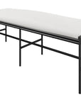 Patinero Smooth Charcoal Design Patio Bench - LOOMLAN - Seasonal Living - Outdoor Benches