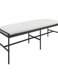 Patinero Smooth Charcoal Design Patio Bench - LOOMLAN - Seasonal Living - Outdoor Benches