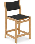 Pearl Teak Outdoor Counter Height Stool - LOOMLAN - HiTeak - Outdoor Counter Stools