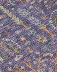 LOOMLAN Rugs Percy Purple Washable Indoor-Outdoor Rug