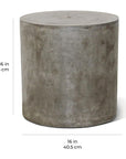 Bill Accent Table - Slate Grey Outdoor End Table