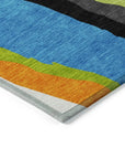 LOOMLAN Rugs Petala Denim Washable Indoor-Outdoor Rug