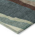 LOOMLAN Rugs Petala Sage Washable Indoor-Outdoor Rug