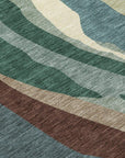 LOOMLAN Rugs Petala Sage Washable Indoor-Outdoor Rug