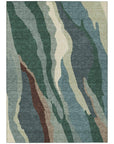 LOOMLAN Rugs Petala Sage Washable Indoor-Outdoor Rug