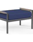 Pietra Sunbrella Outdoor Ottoman - LOOMLAN - Sunset West - Outdoor Ottomans