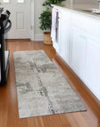 LOOMLAN Rugs Pliora Ivory Washable Indoor-Outdoor Rug