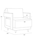 SUNPAN Potenza Armchair Palazzo Cream Stain Resistant Teak