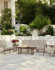 Prism High Back Deep Sofa Set With Tables - LOOMLAN - Castelle - Outdoor Lounge Sets