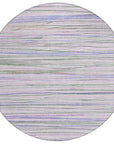 LOOMLAN Rugs Prizme Purple Washable Indoor-Outdoor Rug