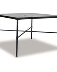 Provence Glass Top Outdoor Dining Table - LOOMLAN - Sunset West - Outdoor Dining Tables