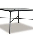 Provence Glass Top Outdoor Dining Table - LOOMLAN - Sunset West - Outdoor Dining Tables