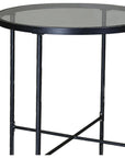 Provence Iron Round Outdoor Pub Table - LOOMLAN - Sunset West - Outdoor Counter Tables