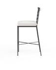 Provence Sunbrella Outdoor Bar Stool - LOOMLAN - Sunset West - Outdoor Bar Stools