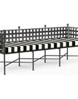 Provence Sunbrella Outdoor Bench - LOOMLAN - Sunset West - Outdoor Benches