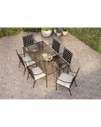 Provence Sunbrella Outdoor Dining Chair 2PC - LOOMLAN - Sunset West - Outdoor Dining Chairs