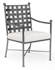 Provence Sunbrella Outdoor Dining Chair 2PC - LOOMLAN - Sunset West - Outdoor Dining Chairs