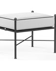 Provence Sunbrella Outdoor Ottoman - LOOMLAN - Sunset West - Outdoor Ottomans