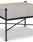 Provence Sunbrella Outdoor Ottoman - LOOMLAN - Sunset West - Outdoor Ottomans