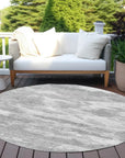 LOOMLAN Rugs Pyrelle Gray Washable Indoor-Outdoor Rug
